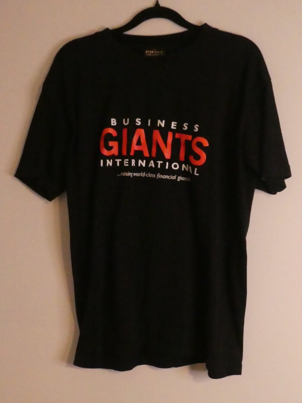 PILOT Gold Exclusive "Business Giants International" Black Graphic Tee - large